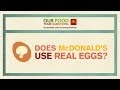 Is it true you add something to your eggs in a McMuffin to set the yolk and what is it?