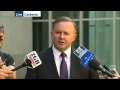 Anthony Albanese accuses Abbott of being stuck in the past