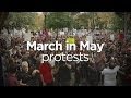 March in May: Thousands gather to protest budget