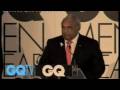 Tom Calma - receiving 2008 GQ Magazine "Man of Inspiration" Award