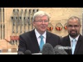 Prime Minister Kevin Rudd wishes Laurie Oakes Happy Birthday