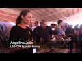 Jordan: Angelina Jolie on the Syrian Border