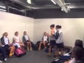 Hockeyroos keep entertained during rain delay