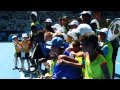 Hot Shots with the North Melbourne Football Club - 2014 Australian Open