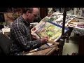 Making Dinosaur Stamps by James Gurney - Australia Post