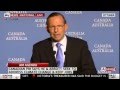 Tony Abbott PM - Canada and Australia