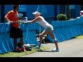 Players getting stretchy - 2014 Australian Open