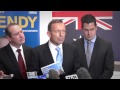Tony Abbott: Launch of the Eden-Monaro office with Peter Hendy and Zed Seselja