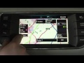 Range Rover Evoque Touch Screen Satellite Navigation System Demonstration