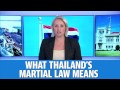 What does martial law mean for Thailand?