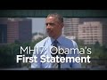 Barack Obama on Malaysia Airlines Flight MH17