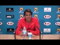 Roger Federer press conference - Australian Open 2014
