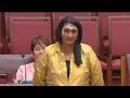 First Indigenous female Senator&#039;s emotional speech