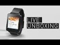 LG G Watch - Live unboxing and first impressions