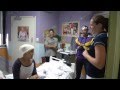 Alicia Coutts visits Princess Margaret Hospital in Perth