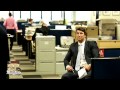 FLETCH AND HINDY - Hindy working at the Daily Telegraph