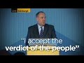 Alex Salmond accepts defeat