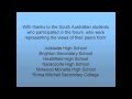 DECD - Student Consultation Australian Curriculum: Health and Physical Education