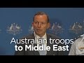 Australian troops going to Middle East