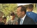 Tony Abbott still cautious despite favourable poll results