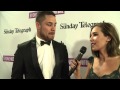 Jarryd Hayne on the Dally M red carpet