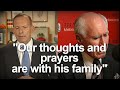 Tony Abbott and John Howard pay tribute to Phillip Hughes