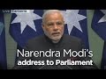 PM Modi speaks to Federal Parliament