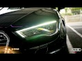 The Audi A3 Sportback e-tron customer preview event.