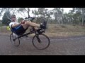 Cycling adventures: recumbent bike