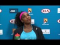 Serena Williams press conference (SF) - Australian Open 2015