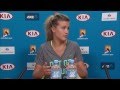 Eugenie Bouchard press conference - Australian Open 2015
