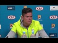 Milos Raonic press conference - Australian Open 2015
