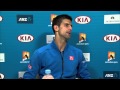 Novak Djokovic press conference (QF) - Australian Open 2015