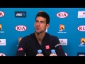 Novak Djokovic press conference - Australian Open 2015