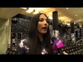 Jessica Gomes preparing for David Jones parade