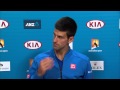 Novak Djokovic press conference (Final) - Australian Open 2015