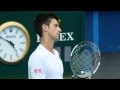 Novak Djokovic final training day - Australian Open 2015