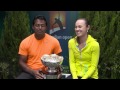 Mixed doubles Martina Hingis and Leander Paes interview - Australian Open 2015