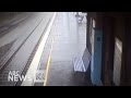 Timelapse shows Sydney train station flooding